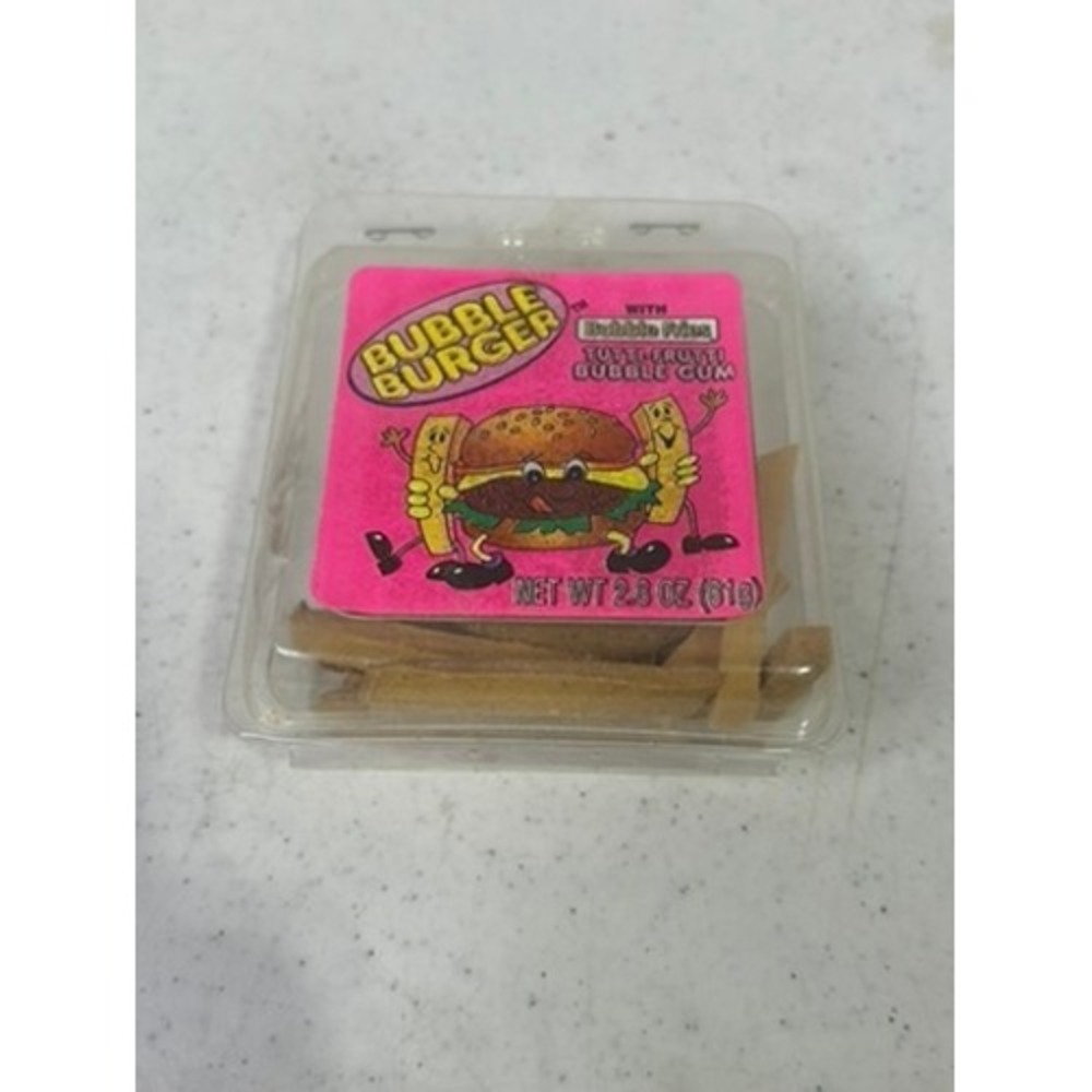Vintage Bubble Burger Tutti Frutti Bubble Gum with Fries Uniconfis Collectible